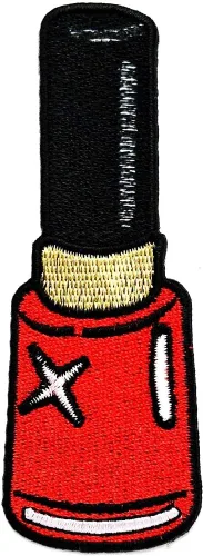 Vista 3 de Tijeras plateadas para peluquero peluquero cortar el pelo de dibujos animados pegatinas parches apliques bordado plancha en la insignia DIY