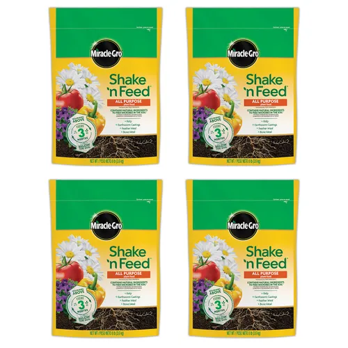 Vista 9 de Miracle-Gro Shake 'N Feed - Alimento vegetal multiusos, fertilizante para plantas, 1 libra (paquete de 6)