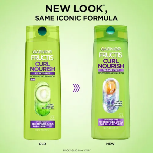 Vista 2 de Champú Garnier Fructis para cabellos rizados (12,5 fl oz)
