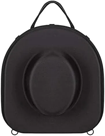 Vista 2 de Estuche de viaje para gorro, resistente a aplastamientos, para mochila de almacenamiento de mano Fedora