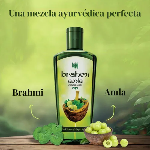 Vista 3 de Bajaj Brahmi Amla Aceite para el Cabello (Enriquecido con Brahmi Ayurvédico) 13.5 fl oz