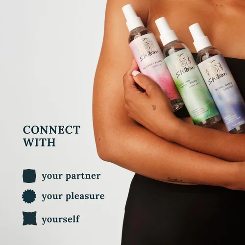 Vista 5 de Lubricante a base de agua SHIBARI, lubricante personal premium para parejas y mujeres, 4 fl oz
