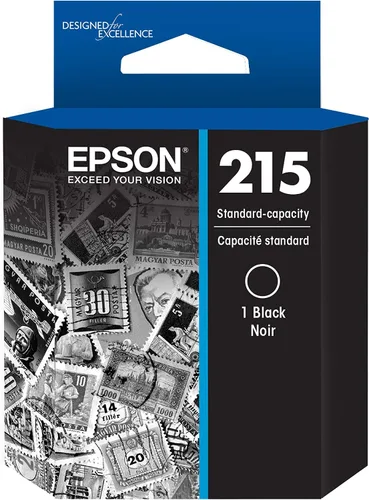 Vista 2 de Epson T215 - Tinta de capacidad estándar negro -Cartucho (T215120-S) para determinadas impresoras de fuerza laboral T215 -Cartucho tricolor