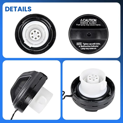 Vista 4 de Tapa del depósito de combustible 77300-33070 apto para Toyota 4RUNNER/AVALON/CAMRY/HIGHLANDE/TACOMA/TUNDRA/SEQUOIA 2004-2006 ES330 2005-2010 TC