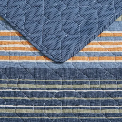 Vista 3 de Set de colcha Eddie Bauer de algodón, Algodón, King