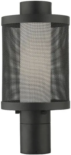 Vista 7 de Livex Lighting 20684-91 - Luz de poste de níquel cepillado (1 luz)