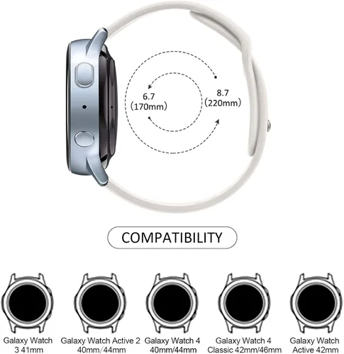 Vista 4 de Meliya Correas compatibles con Garmin Vivoactive 4 Watch, Garmin Venu 3 Venu 2 Watch Band para mujeres y hombres, correa de repuesto deportiva