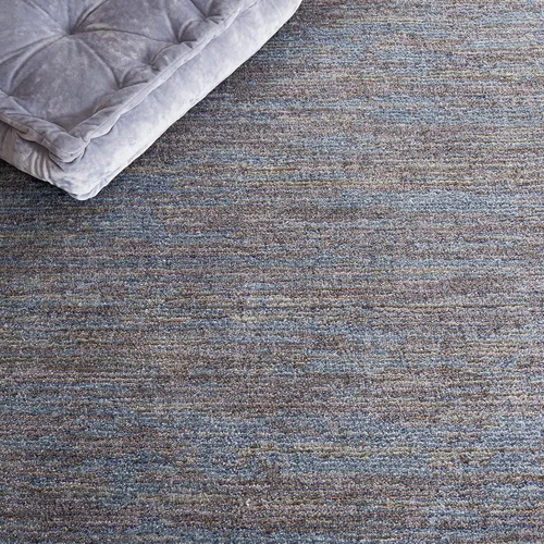 Vista 7 de SAFAVIEH Lasa Collection - Alfombra para pasillo, 2 pies 3 pulgadas x 8 pies, color azul y gris, diseño de flecos sólidos, no desprende pelusa