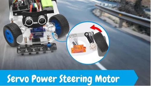 Vista 2 de OSOYOO Robot Car DIY Kit inteligente con servo dirección asistida para Arduino UNO