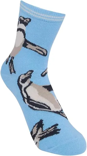 Vista 2 de FUNATIC Calcetines de animales para niños de 7 a 10 años, talla única, unisex, idea de regalo de vida silvestre del zoológico para niños y niñas