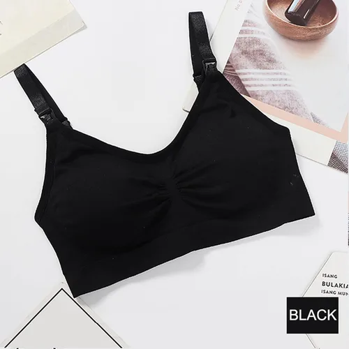 Vista 9 de 3 Pack Full Cup Maternity Bras, Seamless Nursing Bras for Breastfeeding with Extra Bra Extenders Nursing Bralette