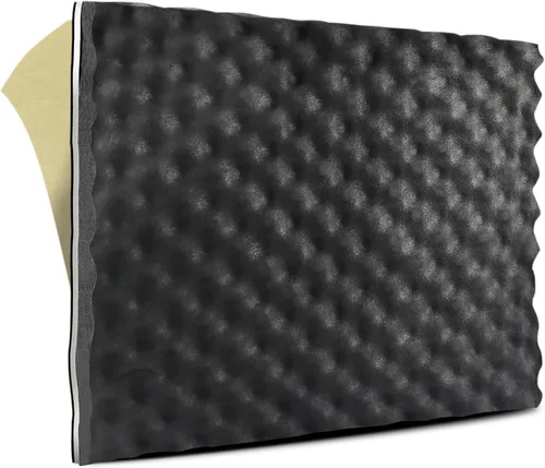 Vista 8 de TroyStudio Amortiguador de sonido para coche 3 en 1 - 6 piezas, panel de espuma de célula cerrada de butilo autoadhesivo de 16 X 12 X 0.7 pulgadas