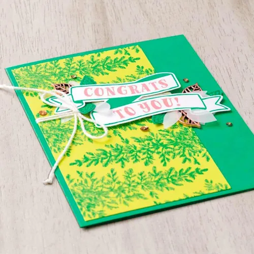 Vista 6 de Juego de sellos y troqueles para árbol de Navidad para hacer tarjetas, sellos transparentes y troqueles de corte de metal para álbumes de recortes