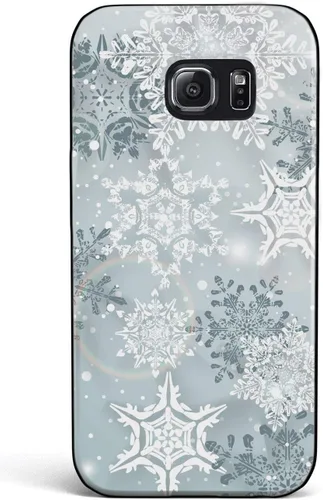 Vista 22 de Inspired Cases - Funda con textura 3D para iPhone Xs Max - Funda protectora de goma para iPhone Xs Max de Apple - Copos de nieve de invierno