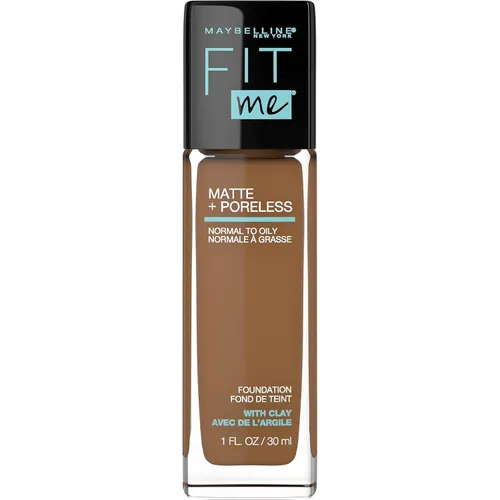 Vista 42 de Maybelline New York Fit Me Matte + Poreless Base Líquida, Formato de Bolsa, 220 Natural Beige, 1.3 onzas 220 Beige natural