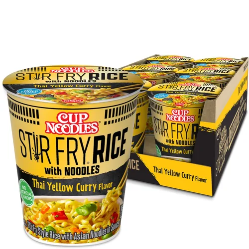 Vista 22 de Nissin Taza de fideos ramen con proteína, sabor a pollo picante con caldo de huesos, 16g de proteína, taza de 2.54 onzas (paquete de 6)