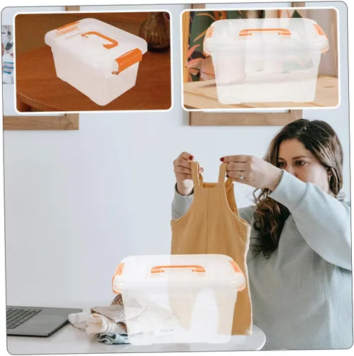 Vista 5 de Caja de herramientas 5pcs Caja de almacenamiento portátil Multifunción Oficina Abs Misceláneo Contenedor