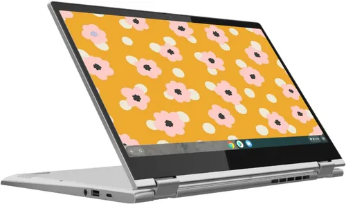 Vista 2 de Lenovo Laptop Chromebook 2 en 1, pantalla táctil Full HD de 15.6", Intel Core i3-8130U, 4GB, 64GB eMMC SSD, Wi-Fi, lector de tarjetas Micro-SD