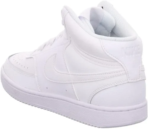 Vista 5 de Nike Tenis Court Vision Mid para mujer, NegroBlanco, 7
