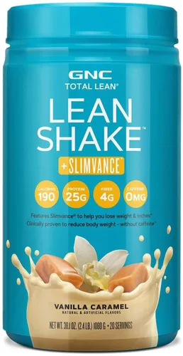 Vista 6 de GNC Total Lean - Batido magro + Slimvance sin cafeína, mantequilla de maní y chocolate (20 porciones)