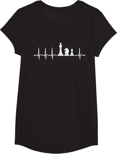 Vista 5 de Camiseta de ajedrez, niños de ajedrez, amantes del ajedrez, camiseta de ajedrez para niños, Negro