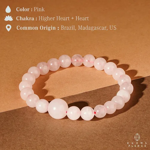 Vista 4 de Pulseras de cristal curativo para mujeres y hombres, espiritual, energía positiva y equilibrio, pulseras de cuentas de cristal natural hechas a mano
