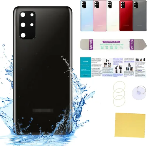 Vista 30 de Compatible con Samsung Galaxy Note 8 - Carcasa trasera de repuesto de cristal de 6.3 pulgadas, SM-N950, todos los portadores con manual de Negro
