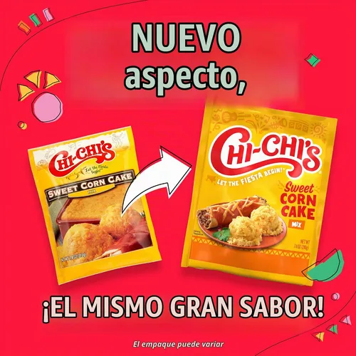 Vista 5 de CHI-CHI'S Mezcla de pastel de maíz dulce, 7.4 onzas (paquete de 12)
