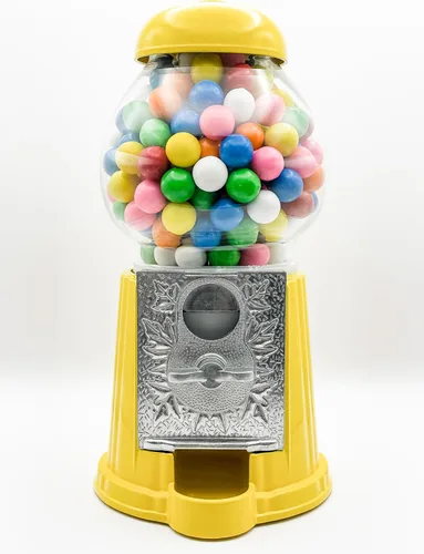 Vista 20 de Máquina clásica de chicle/dispensador de dulces, 9 pulgadas - negro