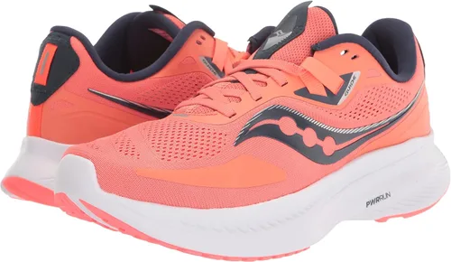 Vista 7 de Saucony Zapato de correr Guide 15 para mujer, NegroBlanco