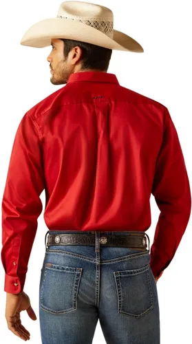 Vista 17 de Ariat Camisa de sarga con logotipo del equipo para hombre