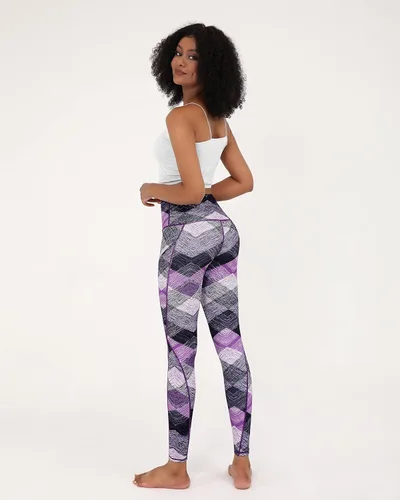 Vista 3 de ODODOS - Leggings de yoga de cintura alta para mujer con bolsillos, pantalones de yoga deportivos con control de abdomen, no se transparentan