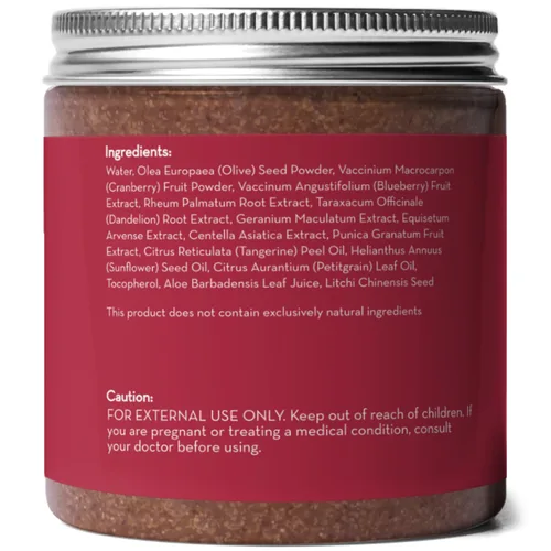 Vista 2 de Fregado facial de oxígeno de arándano, cargado con antioxidantes para el rejuvenecimiento facial, la mejor mezcla facial, exfoliator para renovación