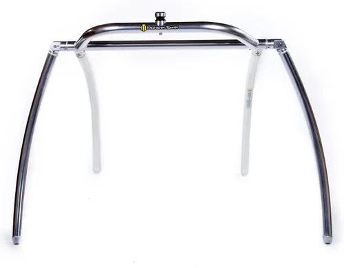 Vista 3 de Monster Tower MT1 Wakeboard Tower - Doble cabecera, plegable, soportes de liberación rápida, remolque giratorio, aluminio anodizado resistente a