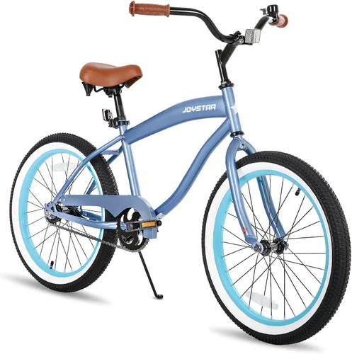 Vista 10 de JOYSTAR Bicicleta de crucero de playa de 20", 24", 26" para niñas, niños, hombres y mujeres, bicicletas de crucero para niños de una sola velocidad