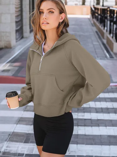 Vista 3 de AUTOMET Womens Hoodies Fleece Fall Fashion Outfits Workout Sweatshirts Winter Jackets Oversized Pullover Tops Clothes 2025