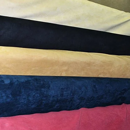 Vista 2 de TELA MICROSUEDE (ANTE) 58" DE ANCHO POR EL PATIO - NEGRO