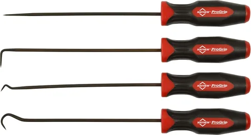 Vista 12 de Herramientas Mayhew 13201 ProGrip Púa de 3" - Miniatura Doblada 90 Grados Pro, Óxido Negro
