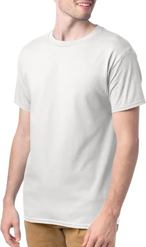 Vista 5 de Hanes Essentials Paquete de camisetas para hombre, camisetas de algodón con cuello redondo, 4o6unidades