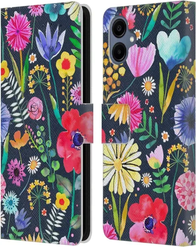 Vista 54 de Head Case Designs Officially Licensed Ninola Butterfly Nature Spring Floral Leather Wallet Case Compatible with Samsung Galaxy A07 4G