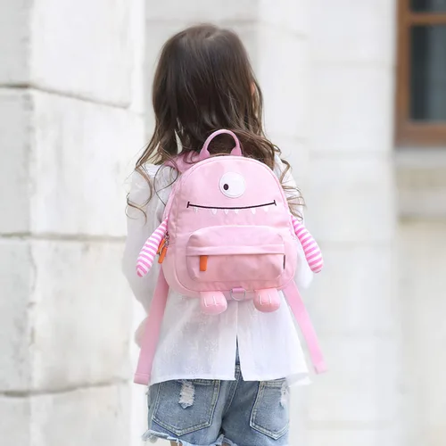 Vista 6 de GAGAKU Mini mochila para niños y niñas de 2 a 5 años, 1, rosa