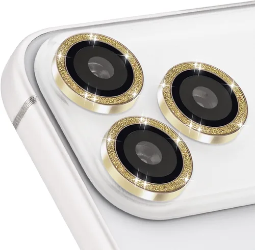 Vista 18 de Protector de Lente de Cámara para iPhone 17 Pro/17 Pro Max, Protector de Cámara de Vidrio Templado Individual con Bandeja de Instalación Compatible