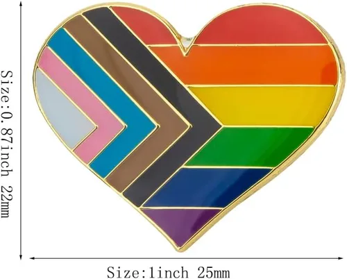 Vista 3 de Pack 3 unids5 unids10 piezas Progress Pride Solapa Pines Broches Insignias