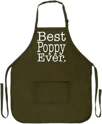 Vista 11 de Best Grandpa Papa Gramps Pop-Pop o Poppy Ever - Delantal ajustable con pechera de dos bolsillos