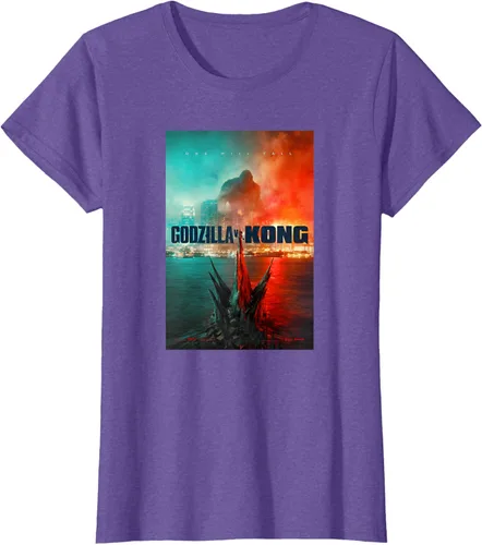 Vista 15 de Godzilla vs Kong - Camiseta oficial con póster, Negro