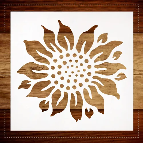 Vista 6 de Plantilla de corazón para pintar, plantilla de pintura decorativa para paredes, muebles, manualidades y madera, patrón de corazón reutilizable
