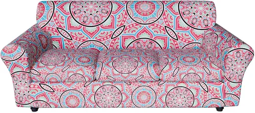 Vista 23 de Fundas elásticas para silla, fundas elásticas para sillón de 2 piezas, fundas de sofá lavables con diseño floral para sillón, protector de muebles