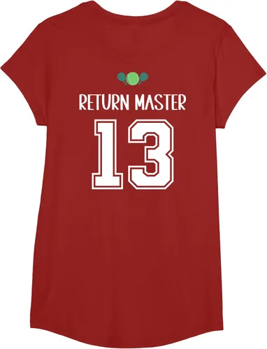 Vista 37 de Camiseta divertida del grupo de tenis de pádel para el equipo de pádel