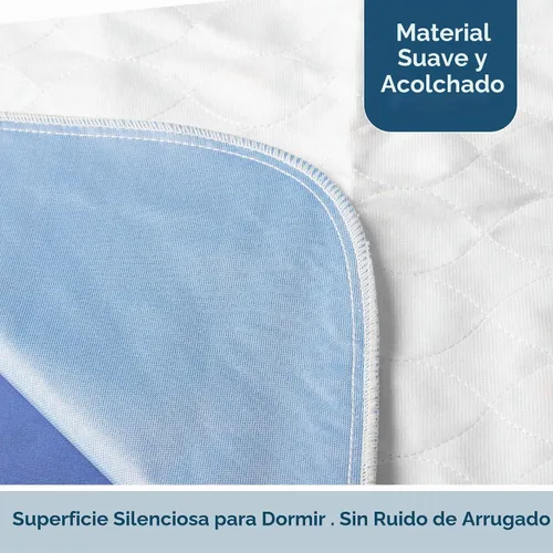 Vista 9 de Protector de sábana de colchón impermeable lavable de 4 capas, 17 x 24