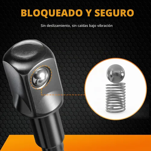 Vista 3 de Mellbree Adaptador de enchufe de impacto 1/2 1/4 a 1/2 para destornillador